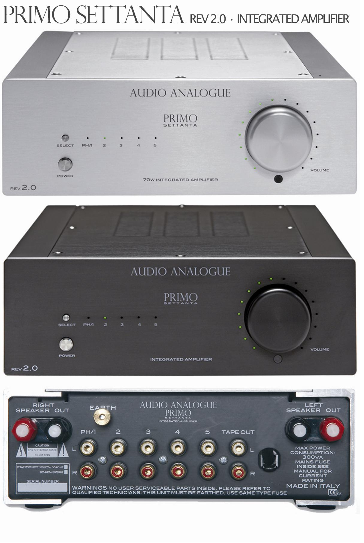 audio analogue PrimoSettanta REV2 0